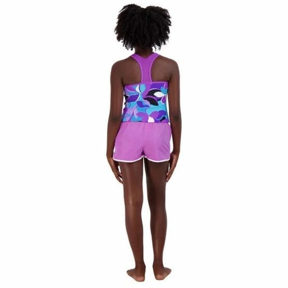 Gerry Girls Youth 3 Piece Swim Set Girls‎ Medium 10/12 New
